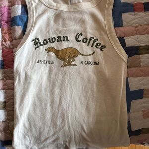 Rowan Coffee Asheville crop Tank size XL. Runs small. Typical large